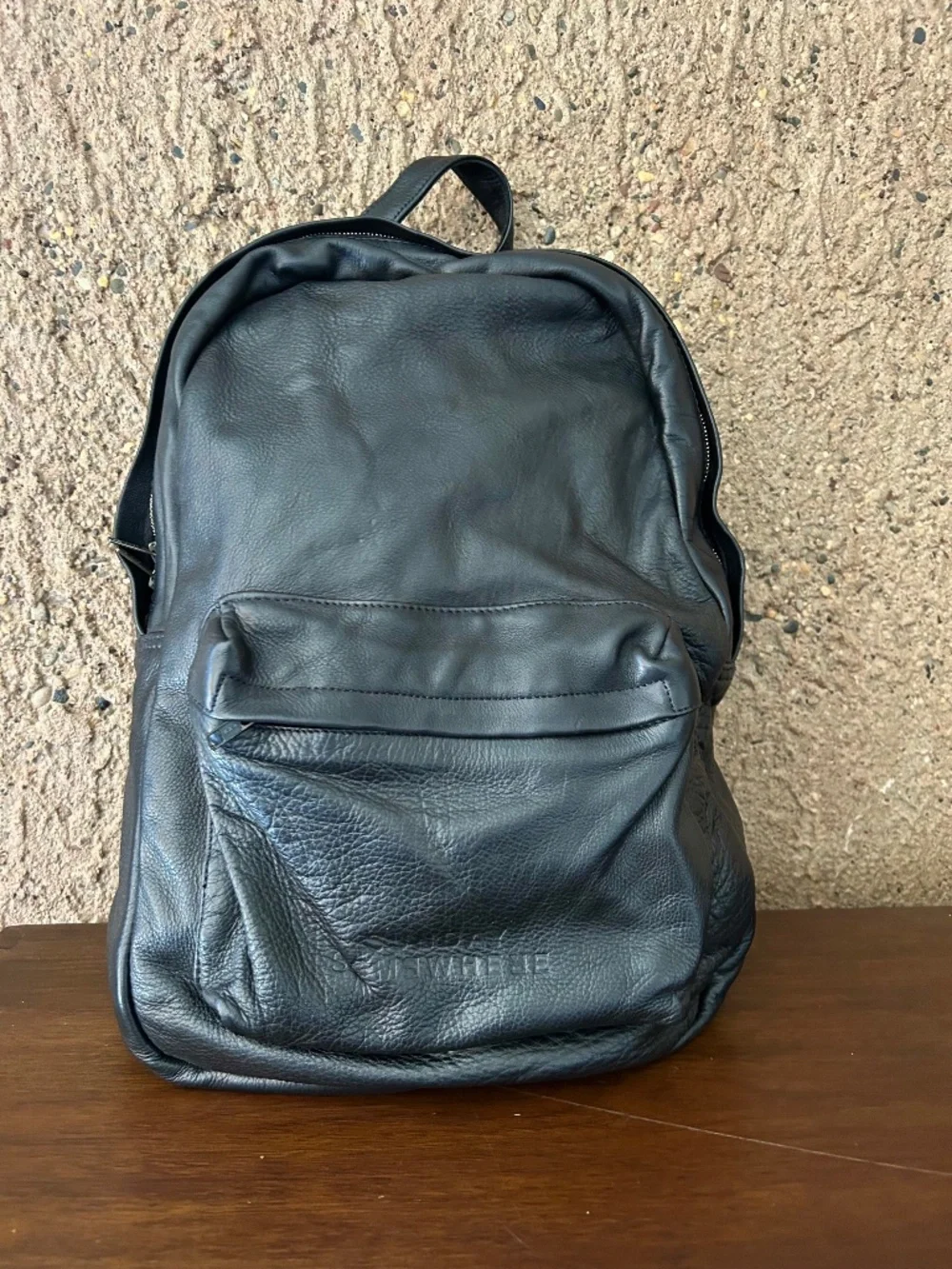 Sunday Somewhere Black 100% Leather Backpack – Soft Slouchy Style